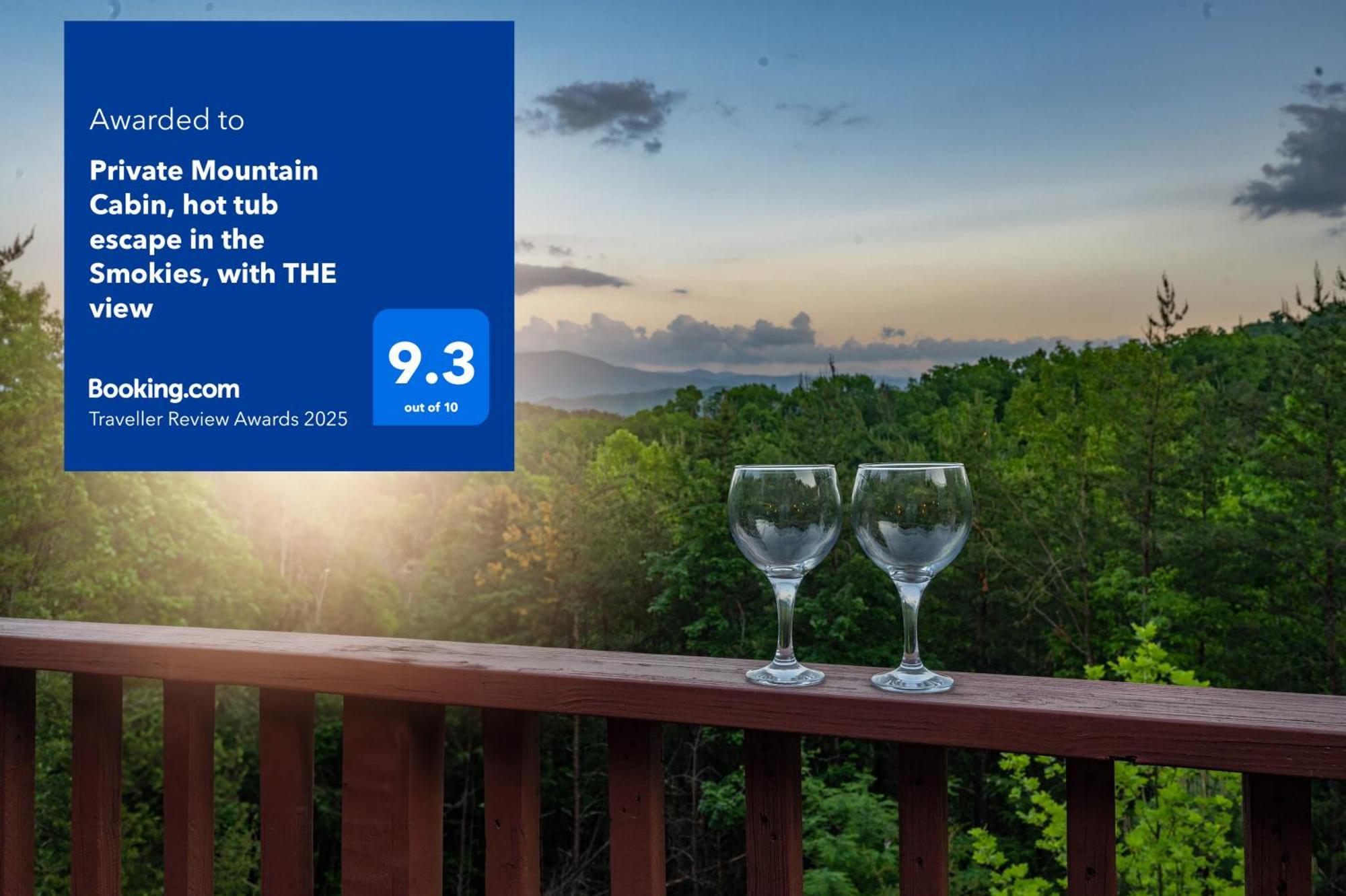 Private Mountain Cabin, Hot Tub Escape In The Smokies, With The View Sevierville Exterior photo